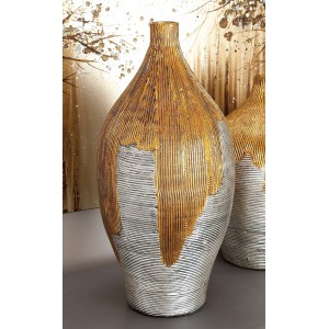 Cole Grey Lacquer Bamboo Vase COGR7380